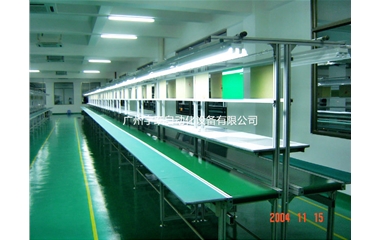 雙層皮帶線、工廠流水線